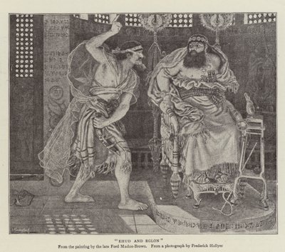 Ehud and Eglon by Ford Madox Brown